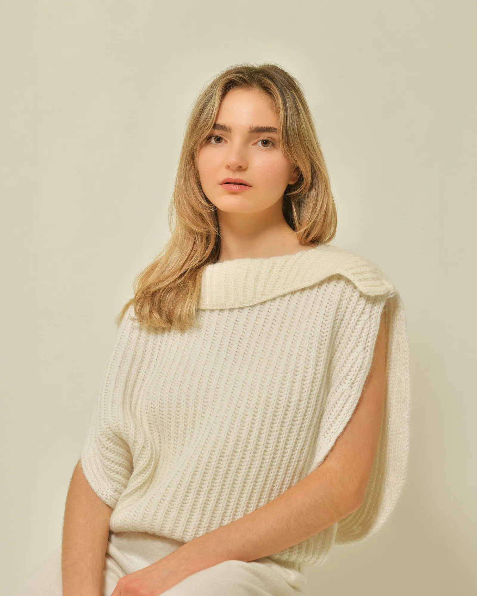 Pull en laine et cachemire mélangé Fabiana Filippi 