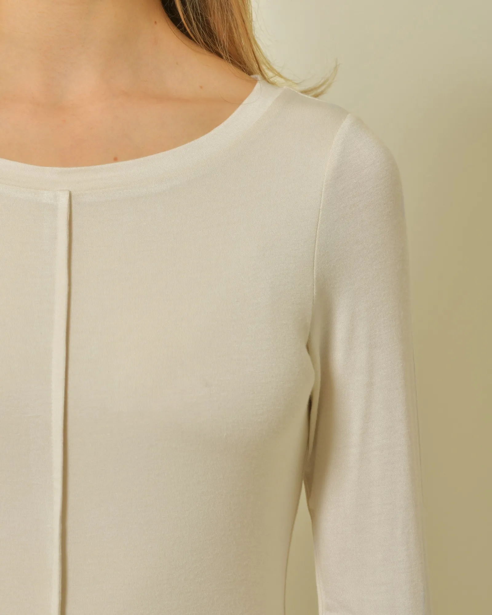 Pull en viscose doux beige Malloni 