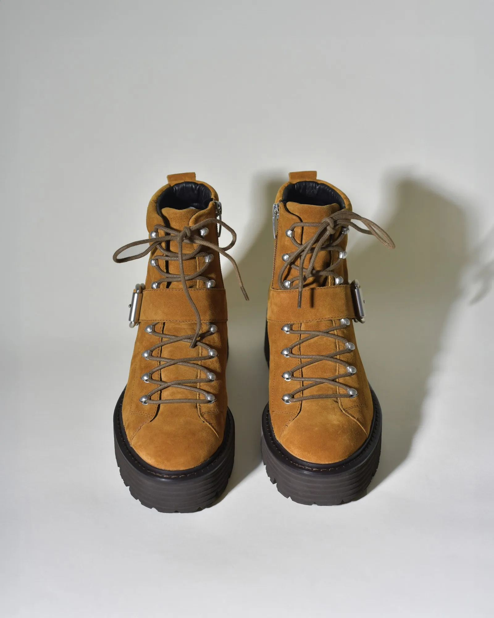 Bottines en daim camel Casheart 