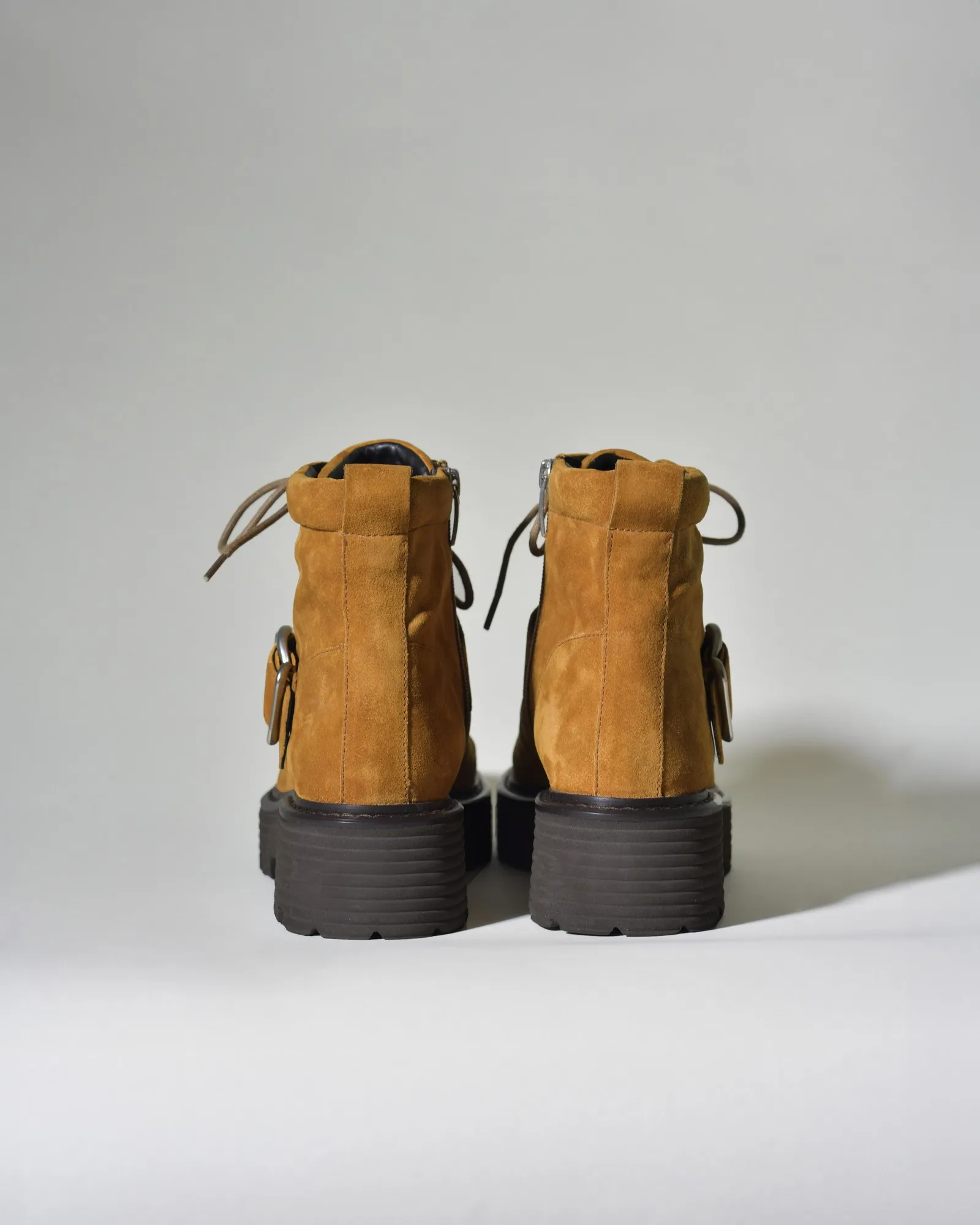 Bottines en daim camel Casheart 