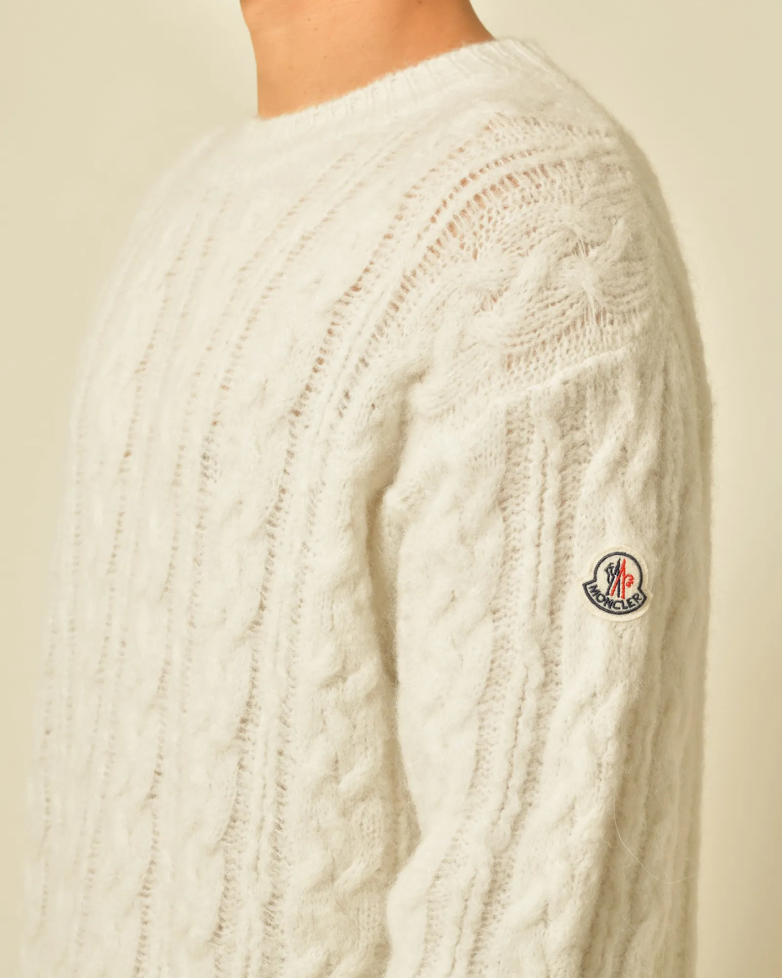 Pull en alpaga et laine mélangée Moncler 