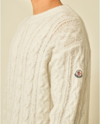 Pull en alpaga et laine mélangée Moncler 