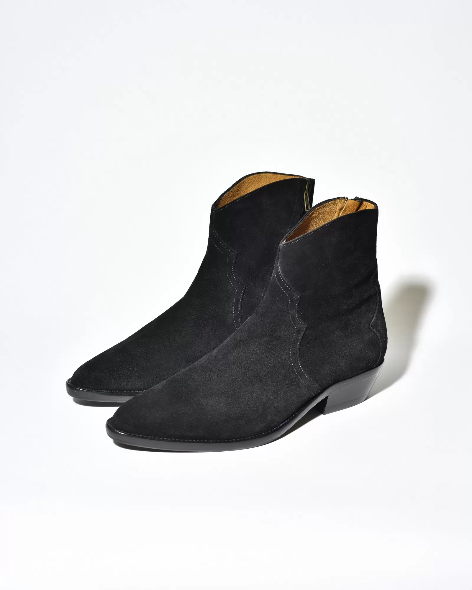 Bottines en daim noir Isabel Marant 