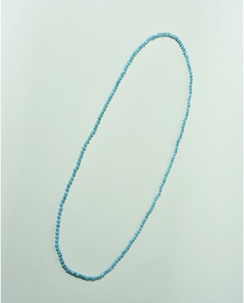 Collier en perles bleues Edward Achour 