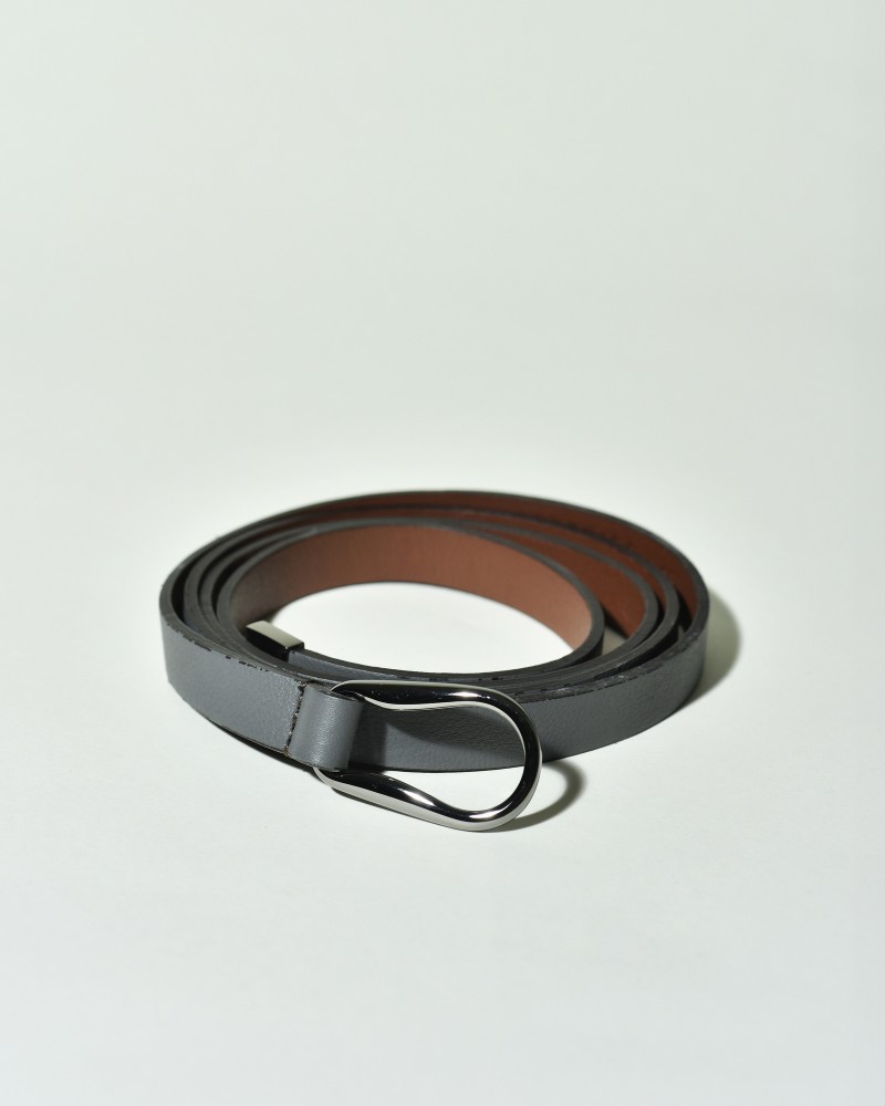 Ceinture en cuir gris Peserico 