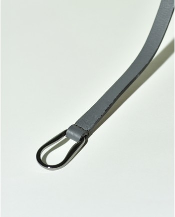 Ceinture en cuir gris Peserico 