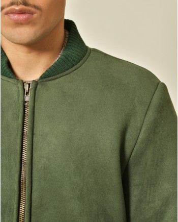 Blouson en tissu vert Daniele Alessandrini 