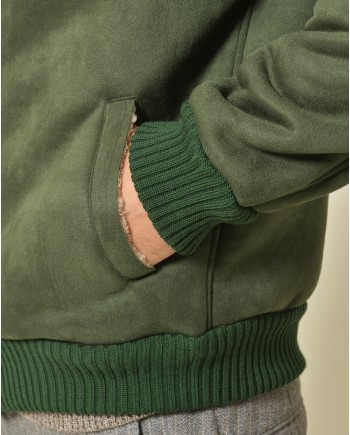 Blouson en tissu vert Daniele Alessandrini 