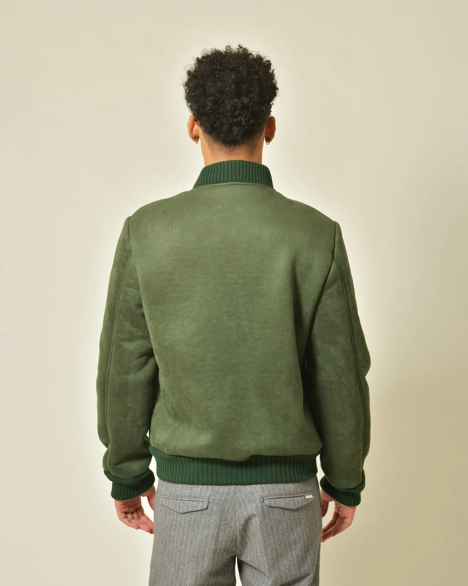 Blouson en tissu vert Daniele Alessandrini 