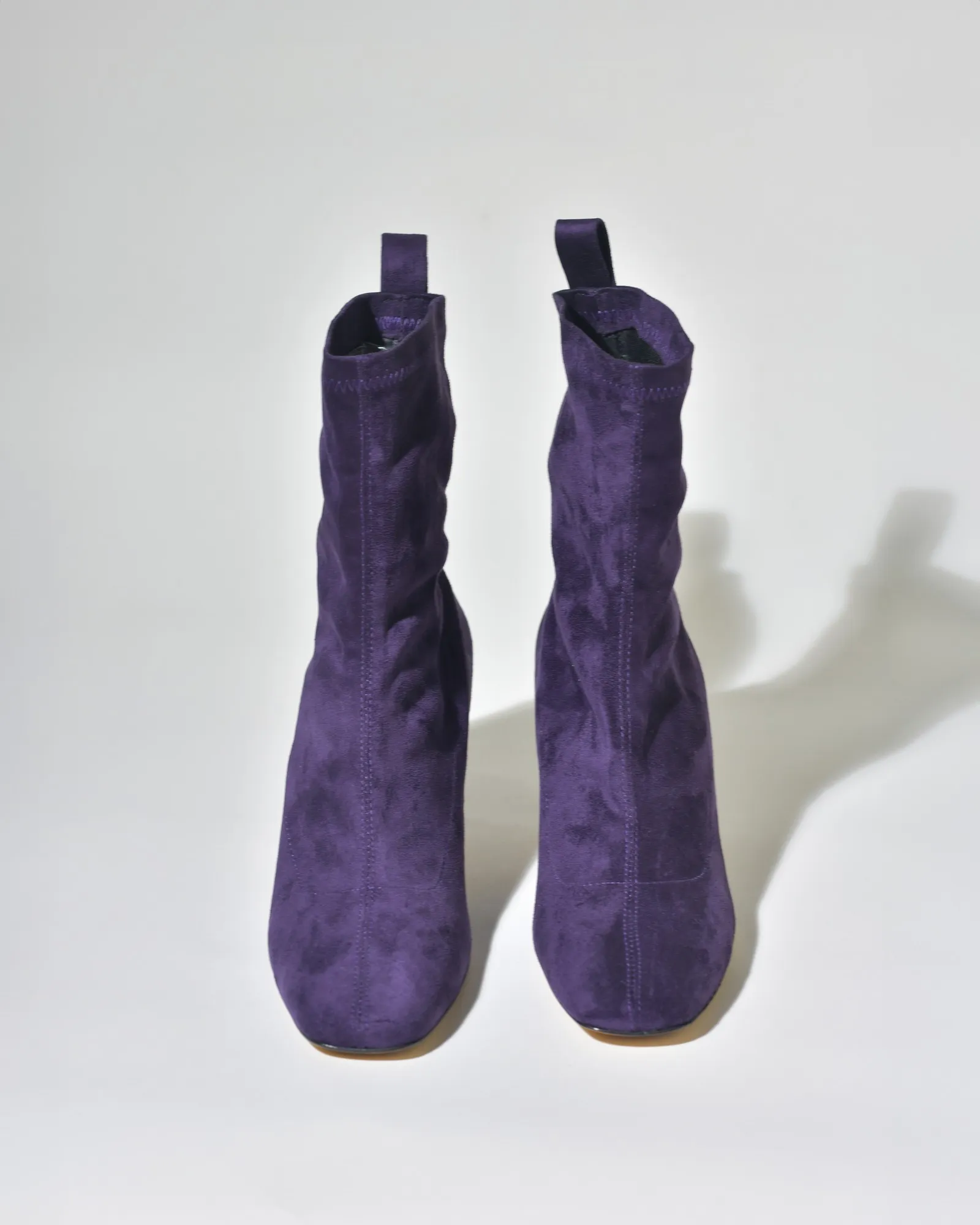 Bottines en daim violet Mercadal 