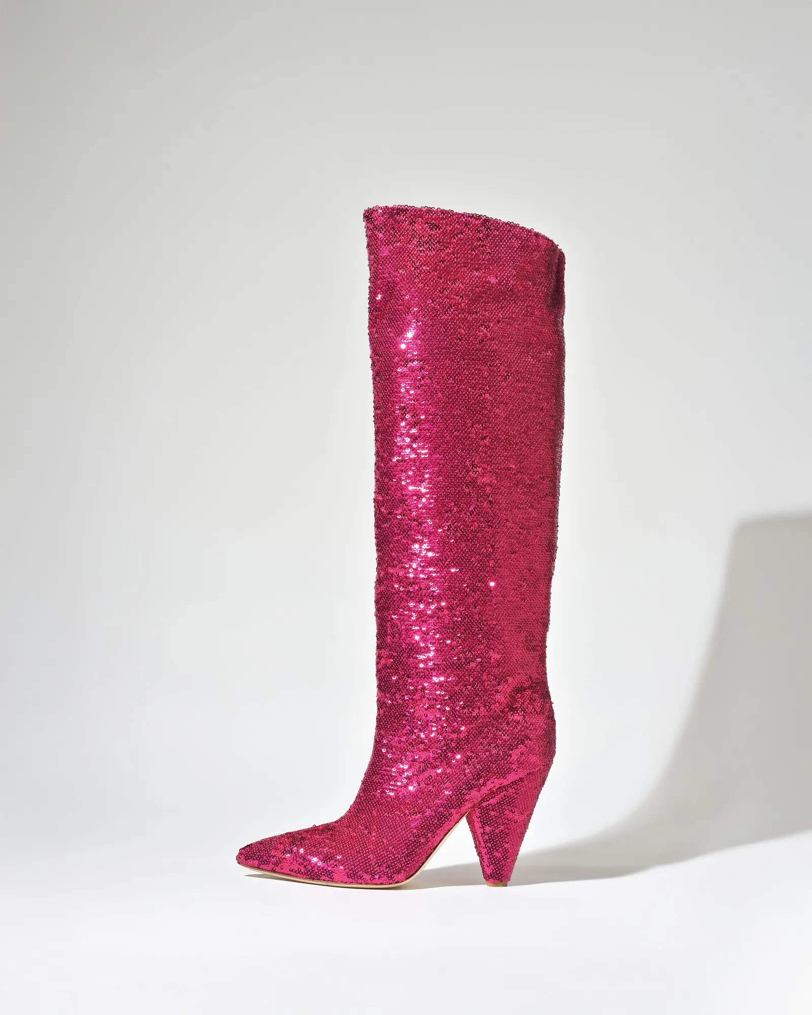 Bottes à strass rose Parosh 