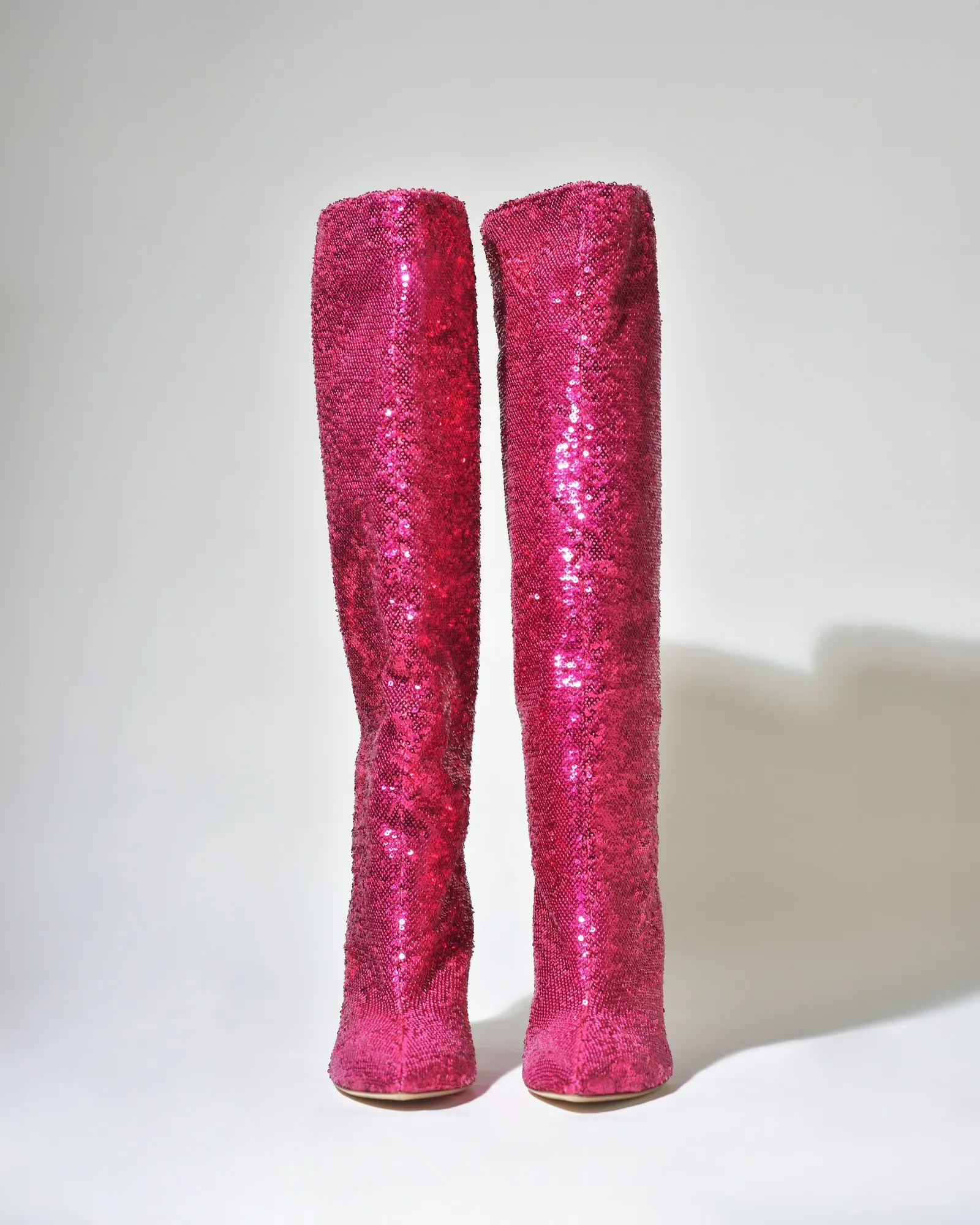 Bottes à strass rose Parosh 