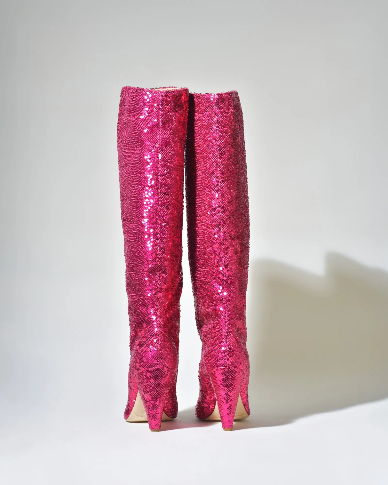 Bottes à strass rose Parosh 