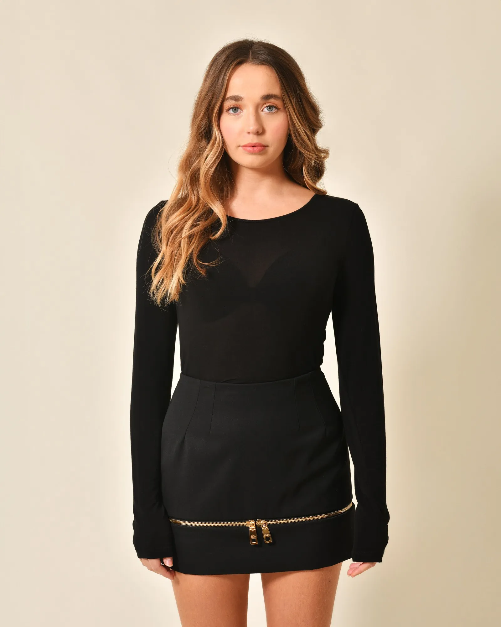 Pull en viscose noir Malloni 