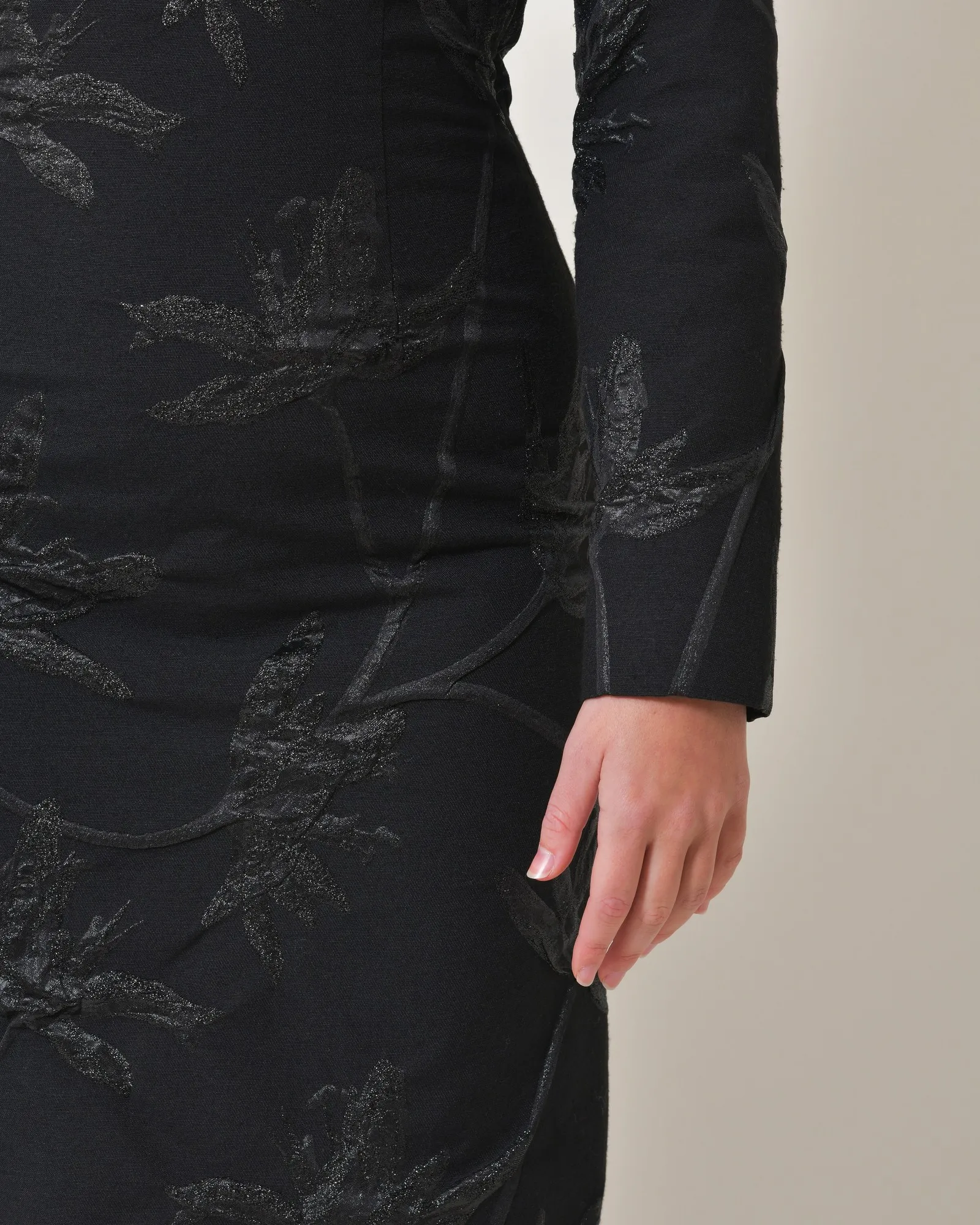 Robe à imprimé jacquard Malloni 