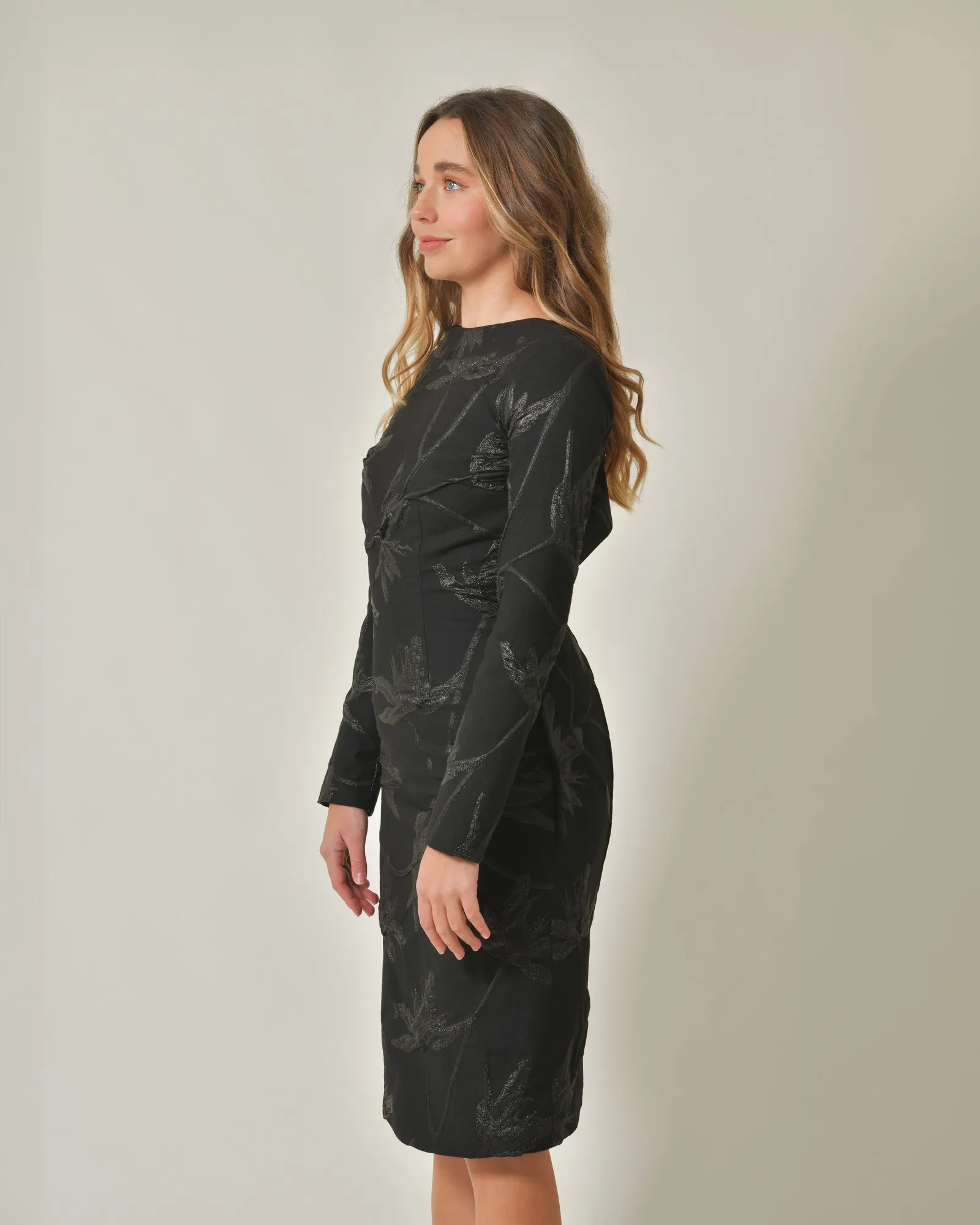 Robe à imprimé jacquard Malloni 