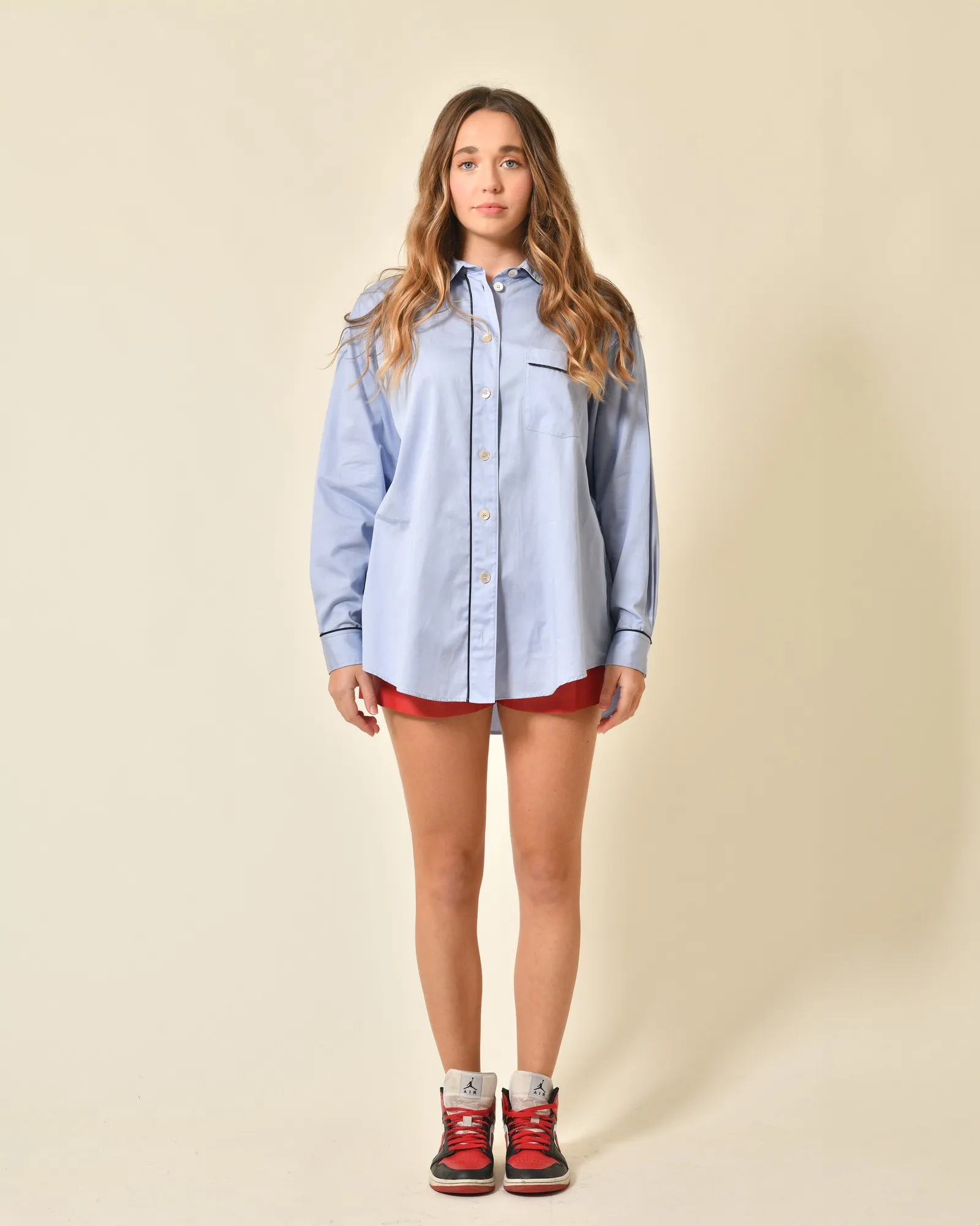 Chemise en coton bleu Forte Forte 