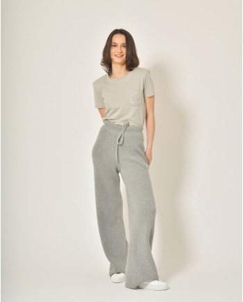 Pantalon en cachemire et laine vierge Fabiana Filippi 