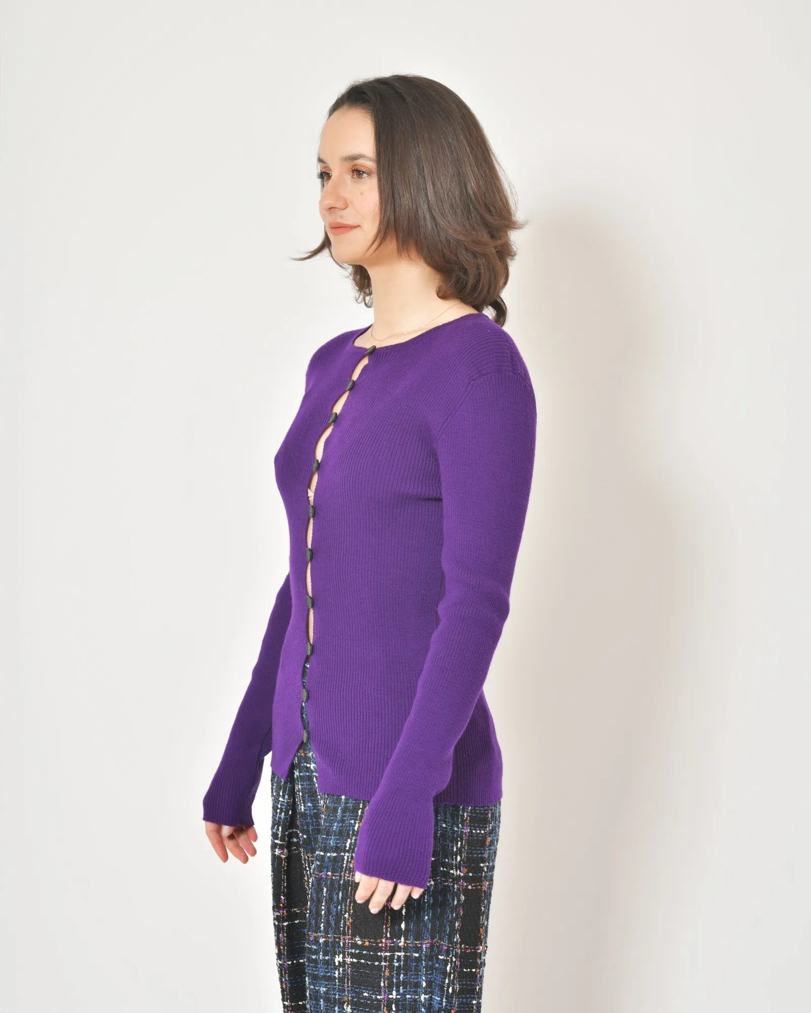 Pull en laine à boutons Liviana Conti 