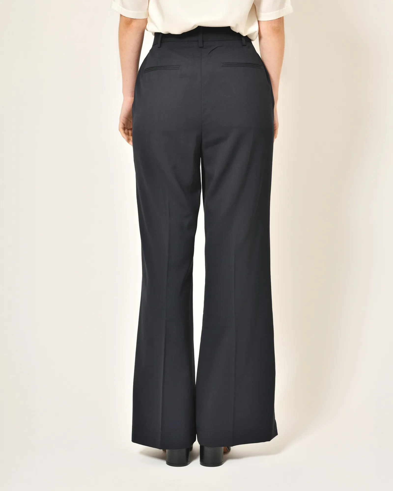 Pantalon en laine vierge Chloé Stora 