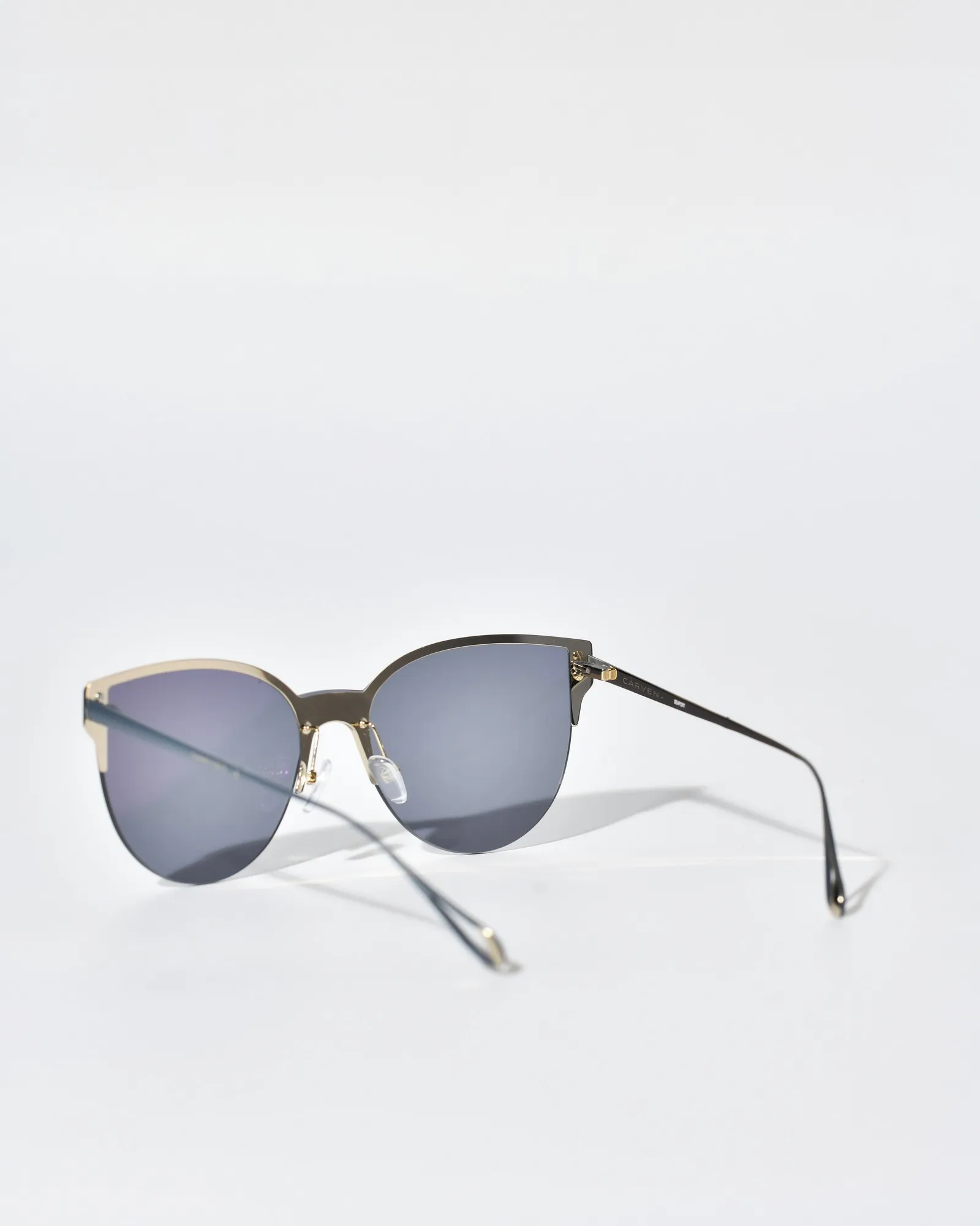 Lunettes papillon en verre miroir Carven 