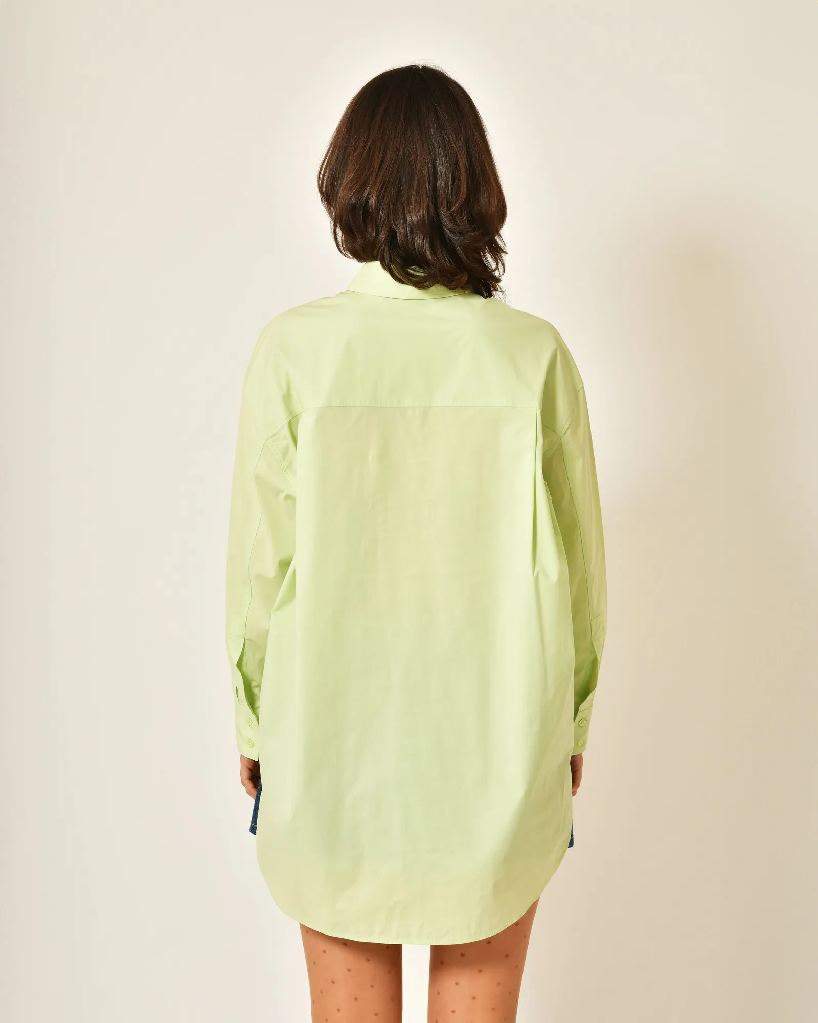 Chemise en coton vert Peserico 