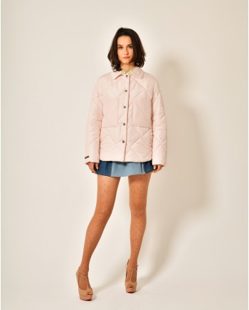 Veste matelassée rose Peserico 