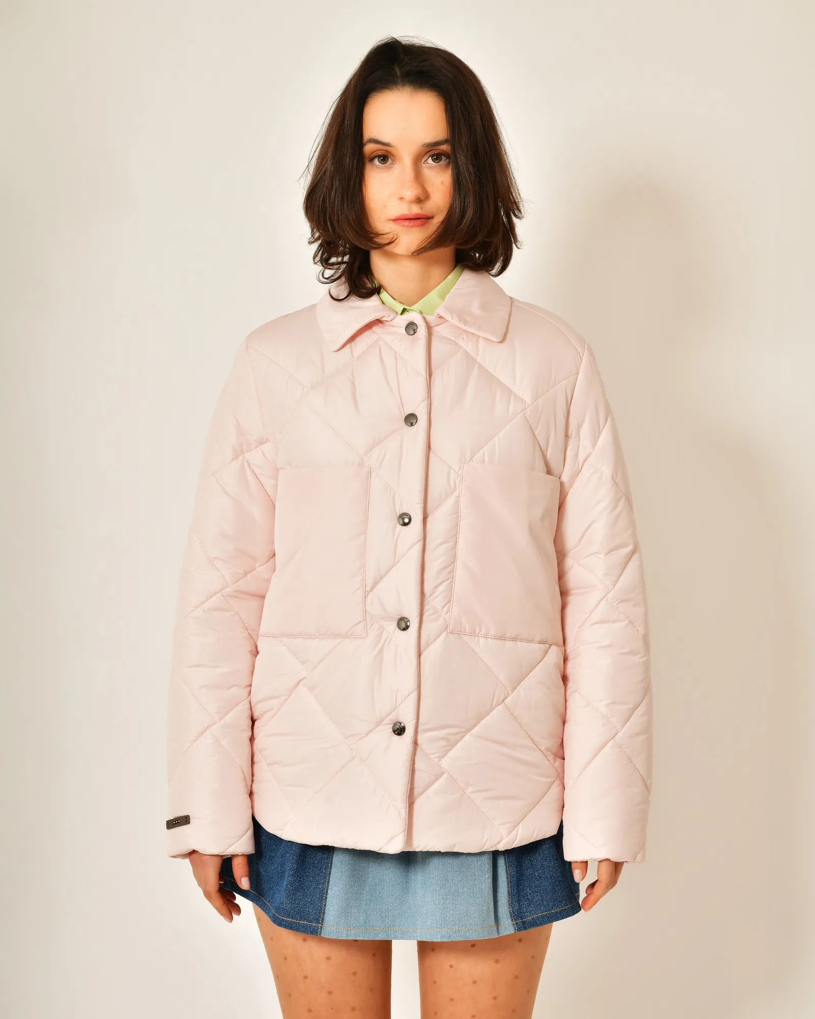 Veste matelassée rose Peserico 