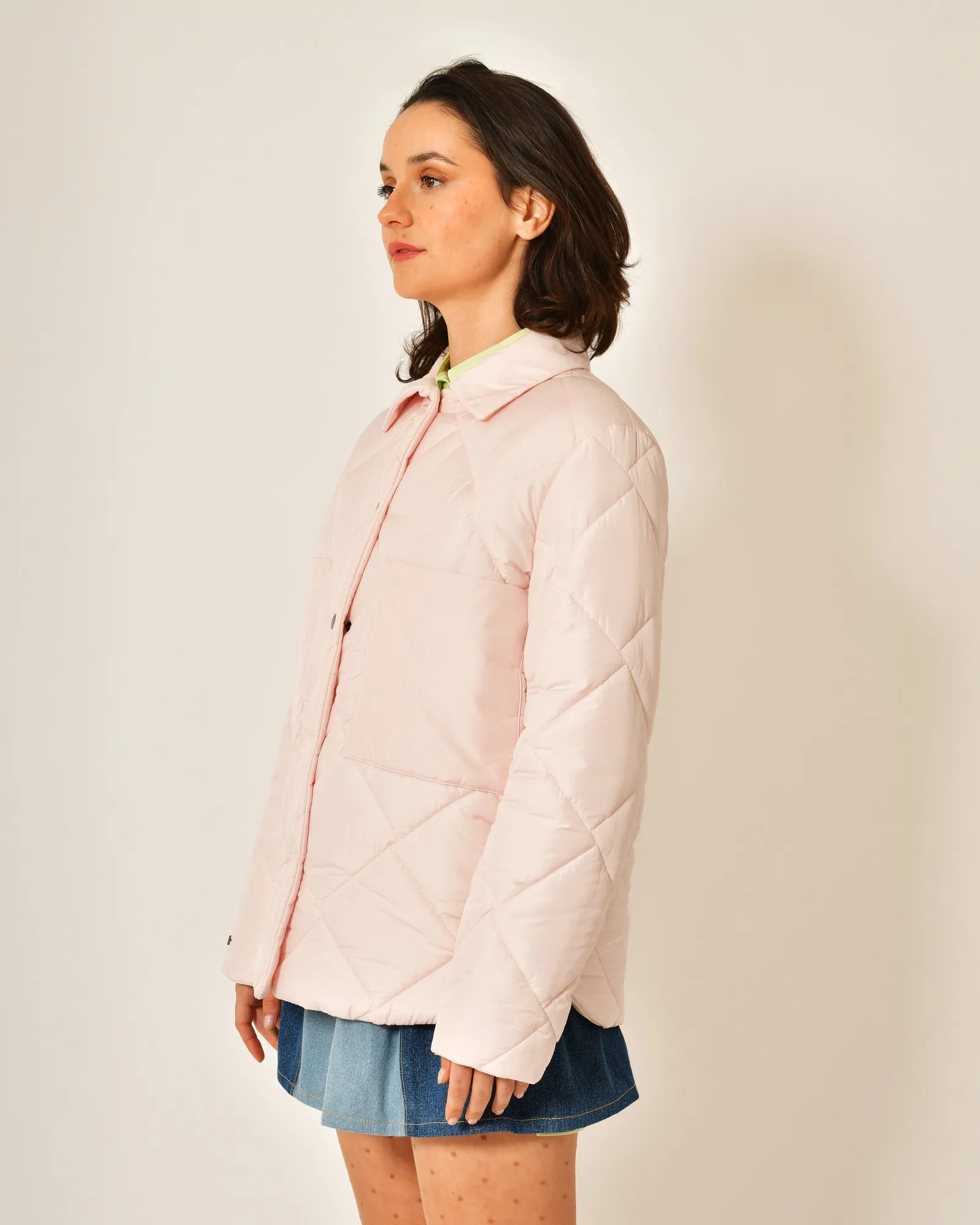 Veste matelassée rose Peserico 