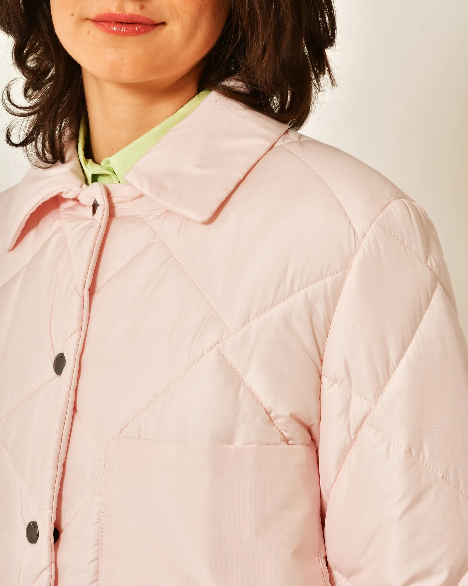 Veste matelassée rose Peserico 