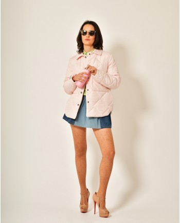 Veste matelassée rose Peserico 