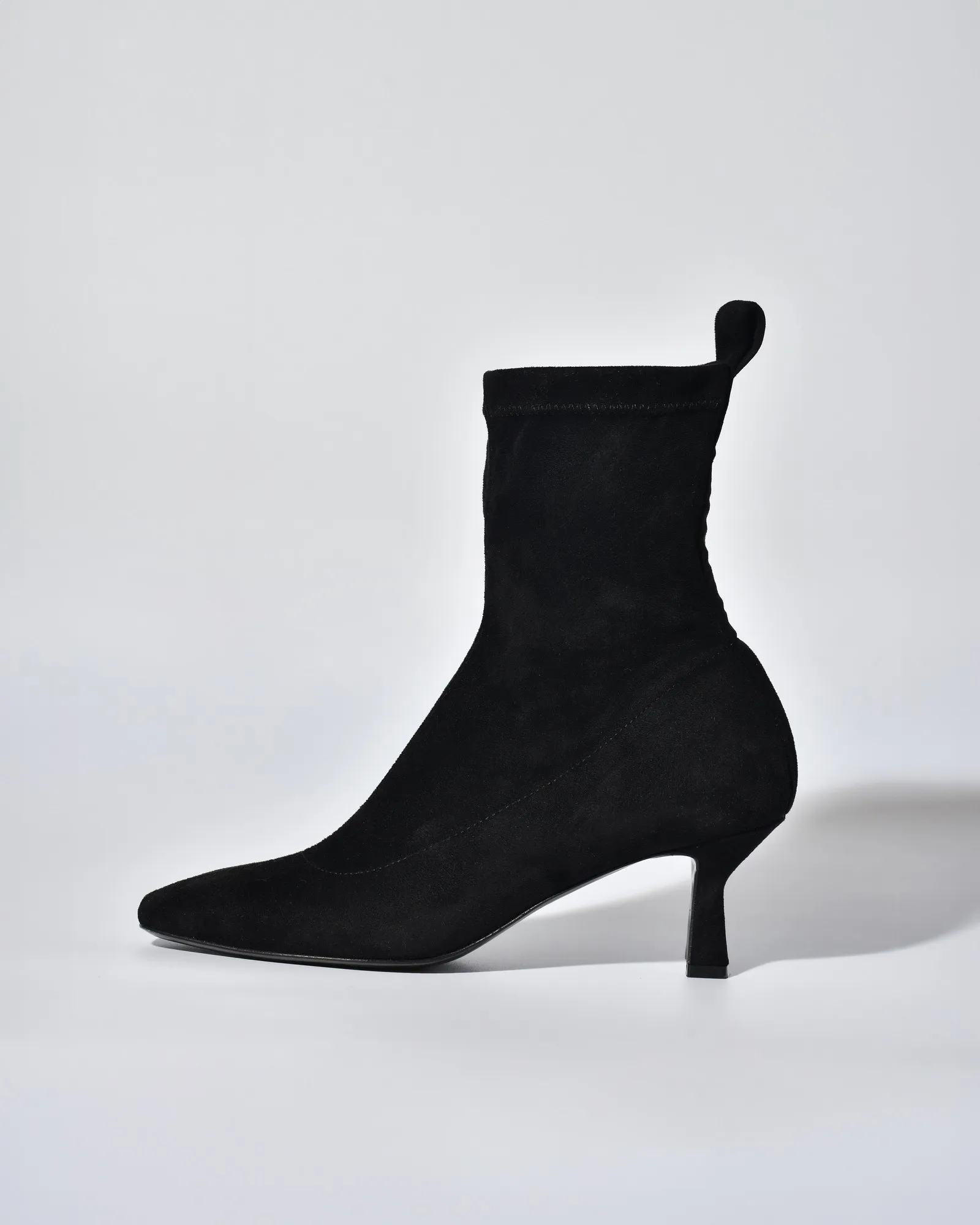 Bottines en daim noir Mercadal 