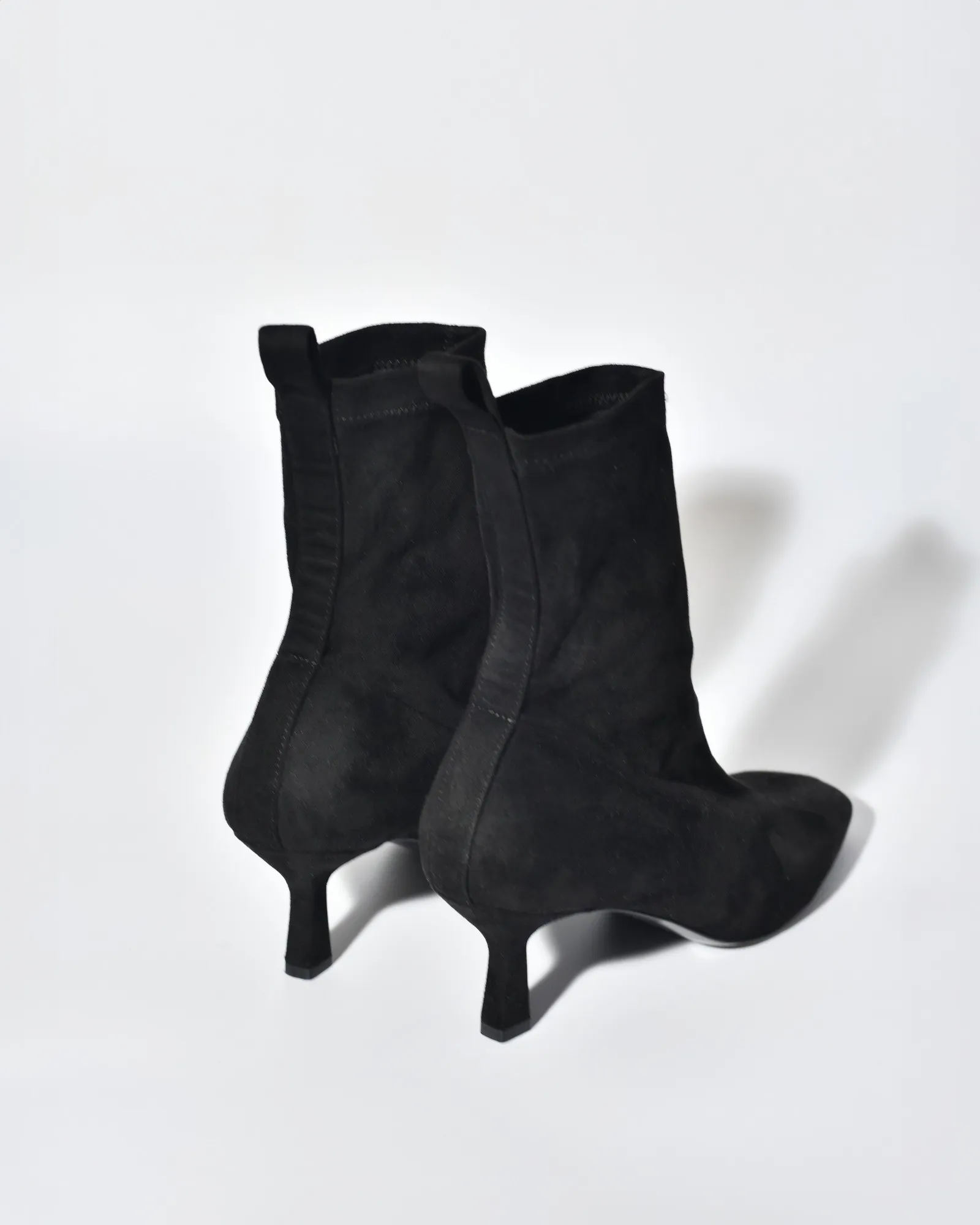 Bottines en daim noir Mercadal 