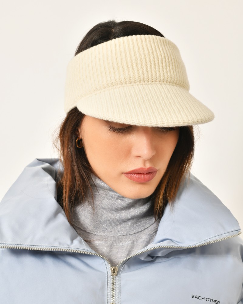 Casquette en cachemire et laine vierge Fabiana Filippi 