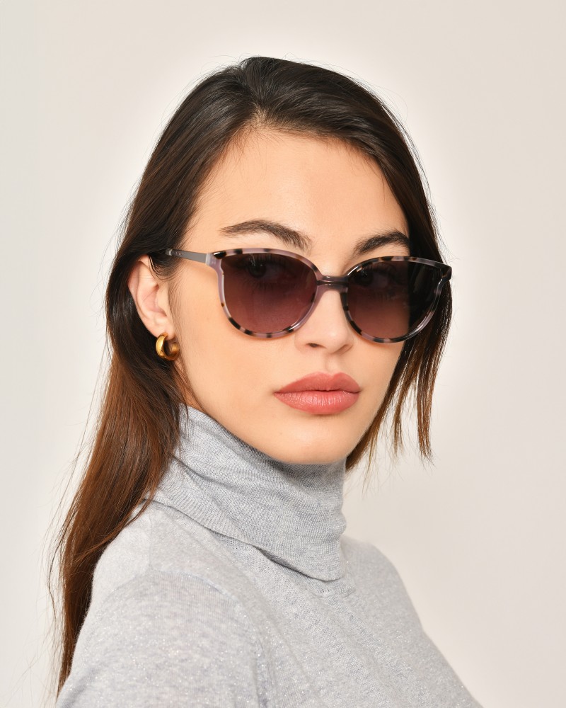 Lunettes papillon lilas à écailles Carven 