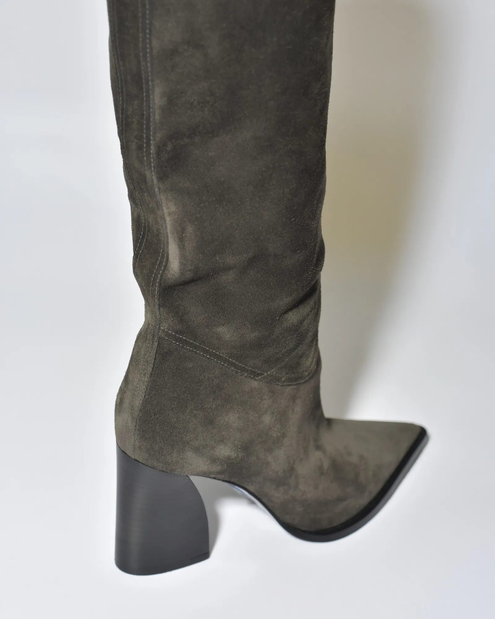 Bottes en daim taupe Premiata 