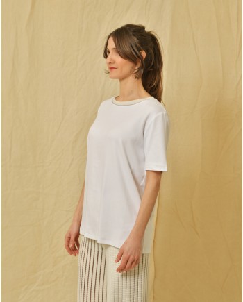 Blouse en coton blanc Fabiana Filippi 