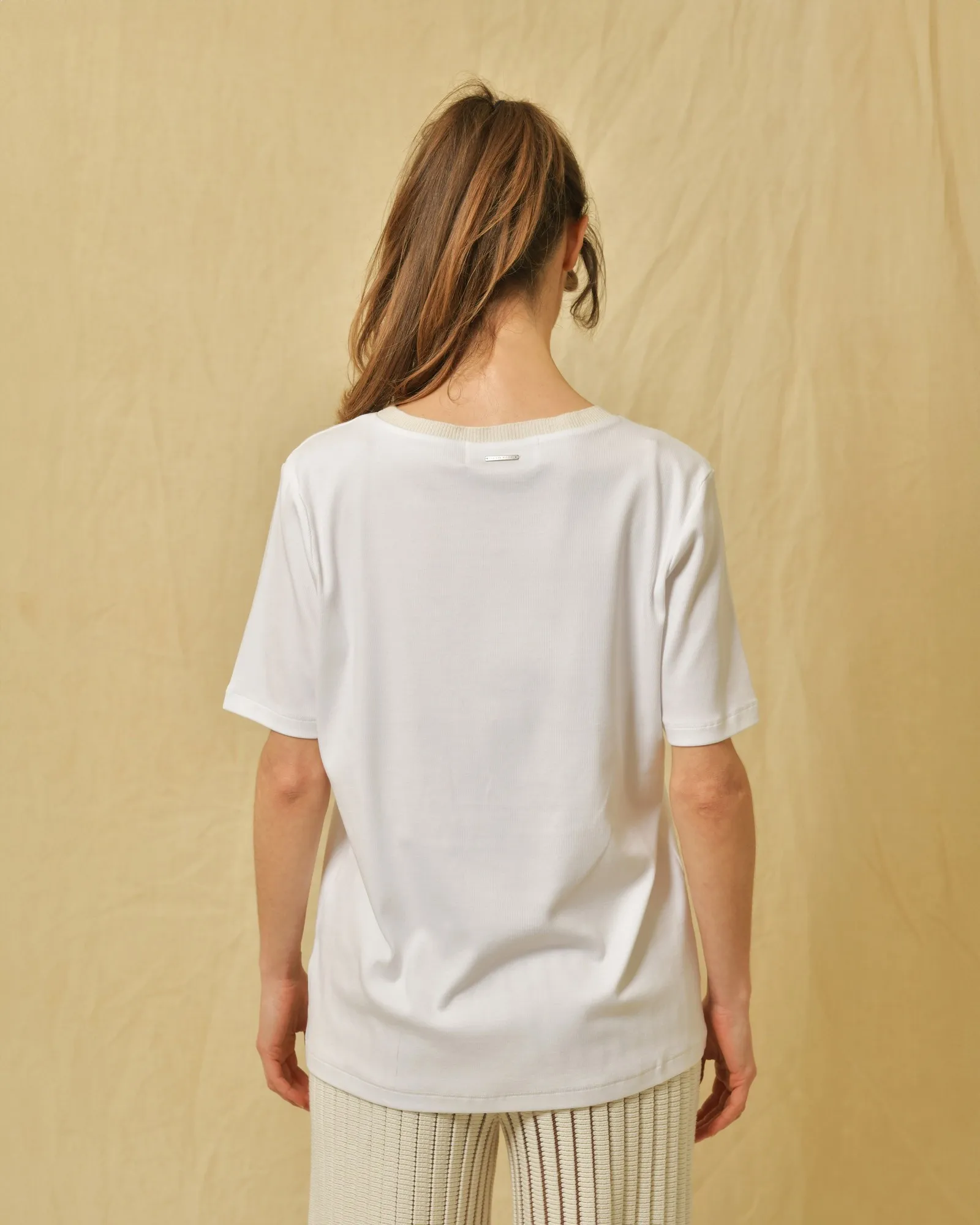 Blouse en coton blanc Fabiana Filippi 