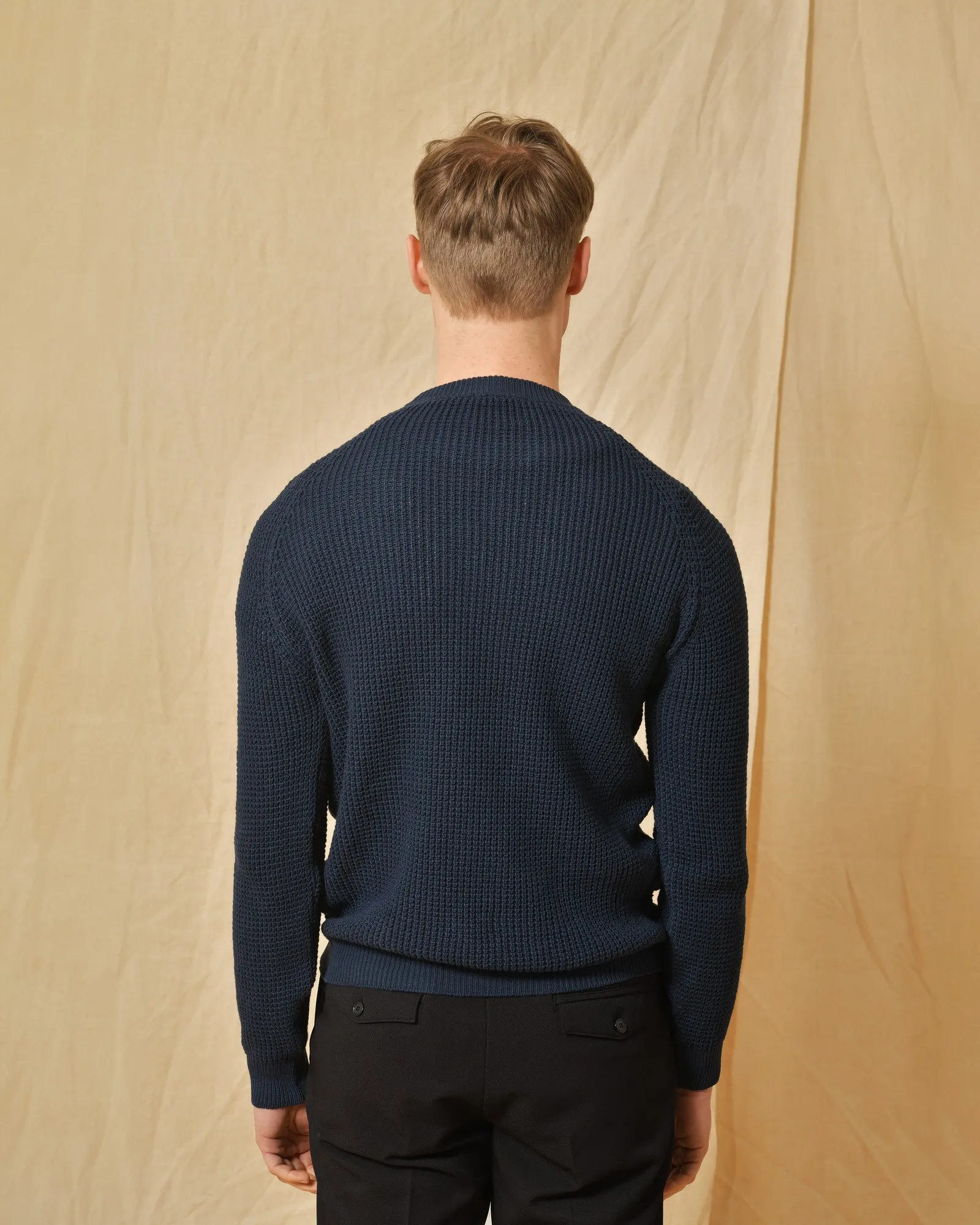 Pull en coton bleu Wool & Co 