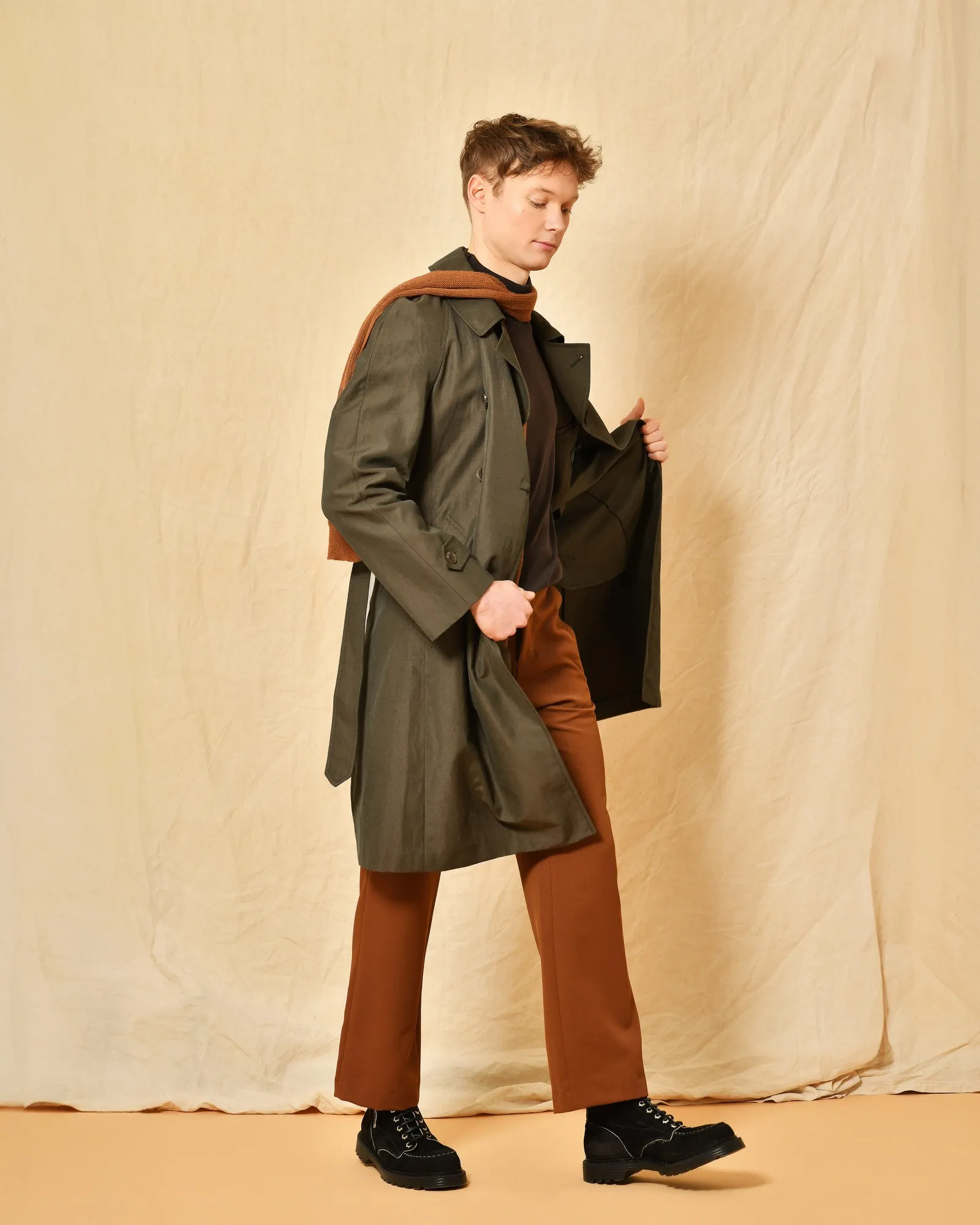 Trench-coat kaki Ernesto 