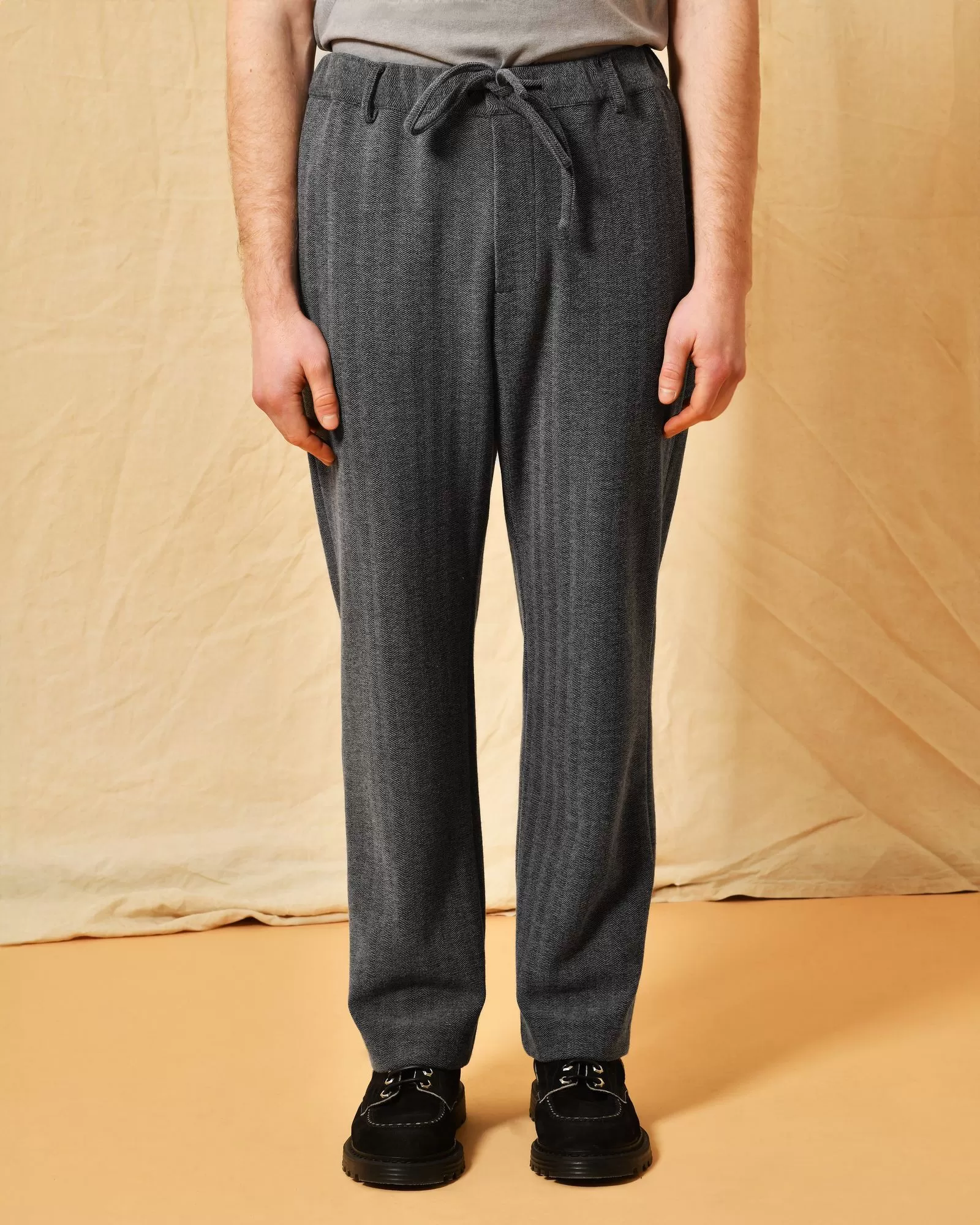 Pantalon fuselé gris Daniele Alessandrini 