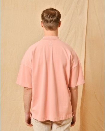 Polo en coton rose JW Anderson 