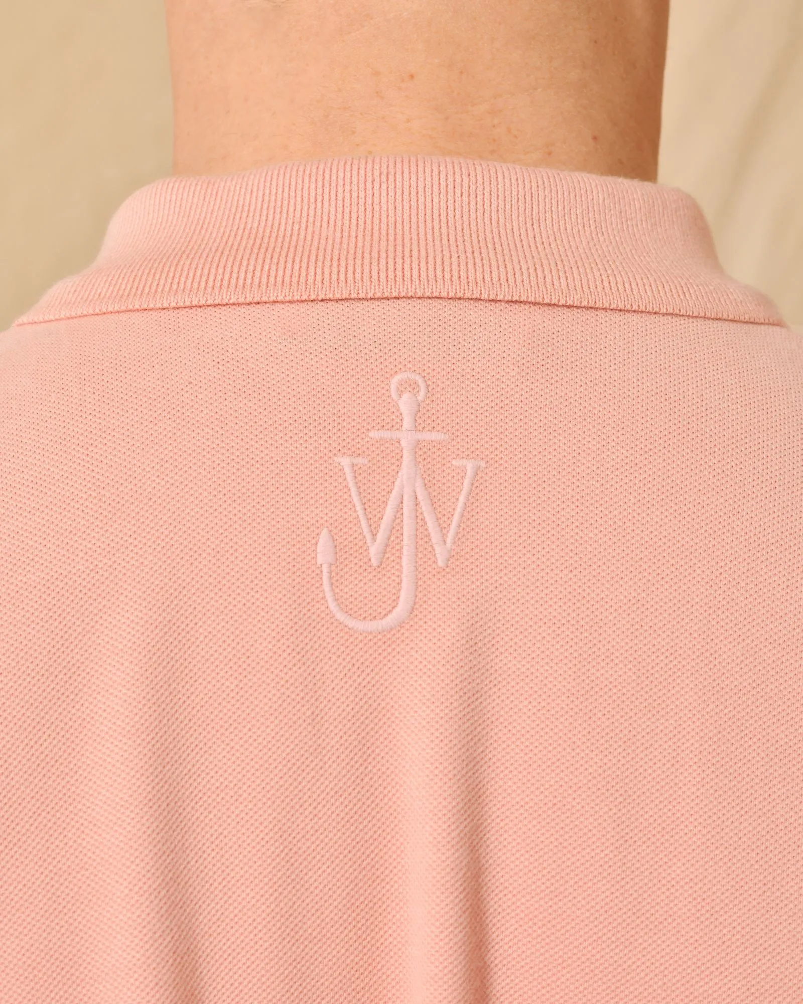 Polo en coton rose JW Anderson 