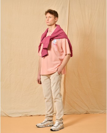 Polo en coton rose JW Anderson 