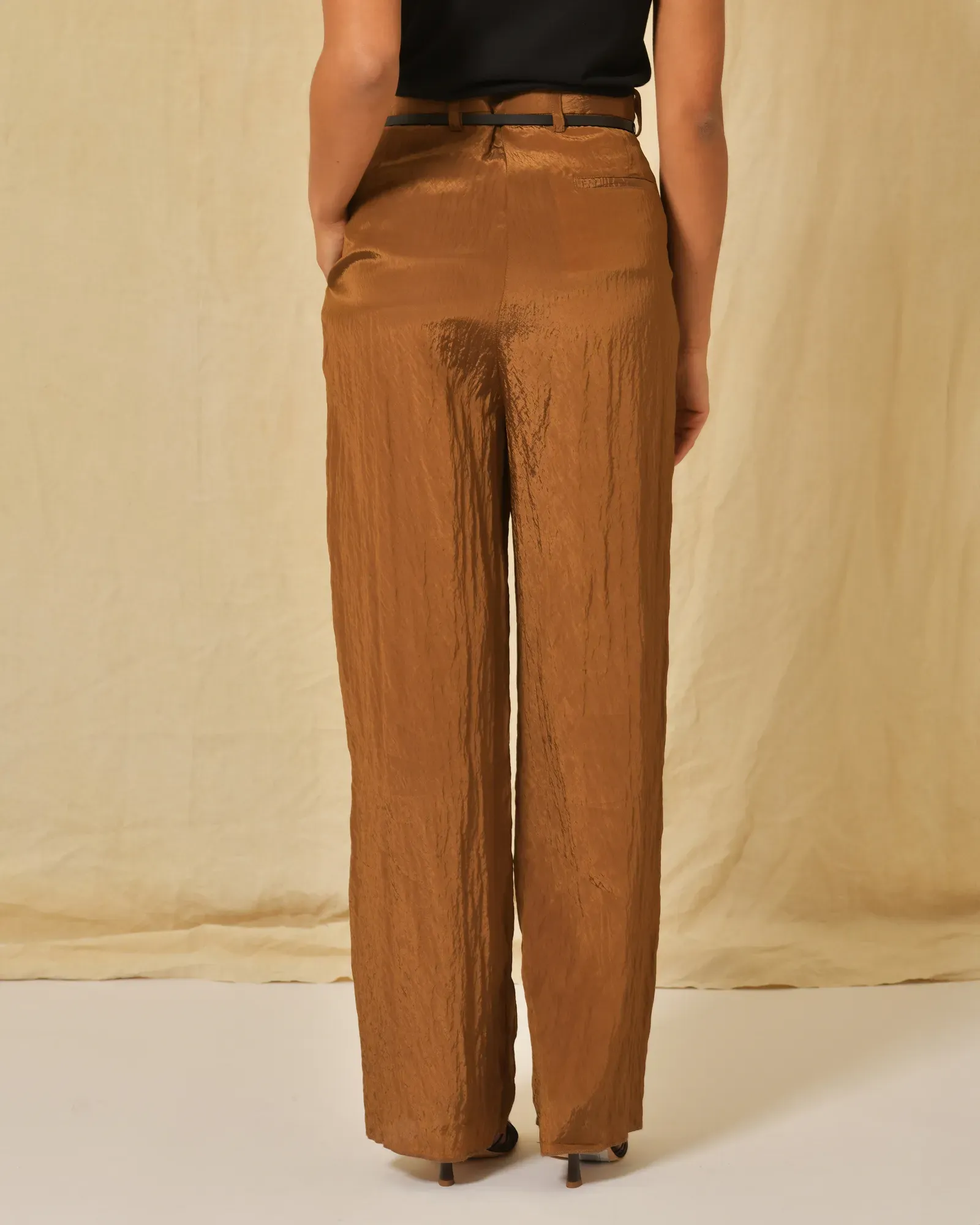 Pantalon en viscose mélangée Hache