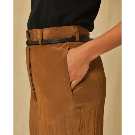 Pantalon en viscose mélangée Hache