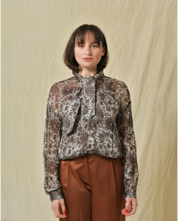 Blouse en viscose à imprimé Fabiana Filippi