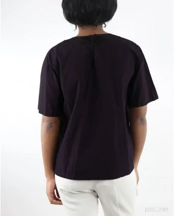 Blouse violet minimaliste Damir Doma 