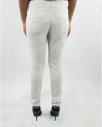 Pantalon écru  fermeture asymétrique Damir Doma 