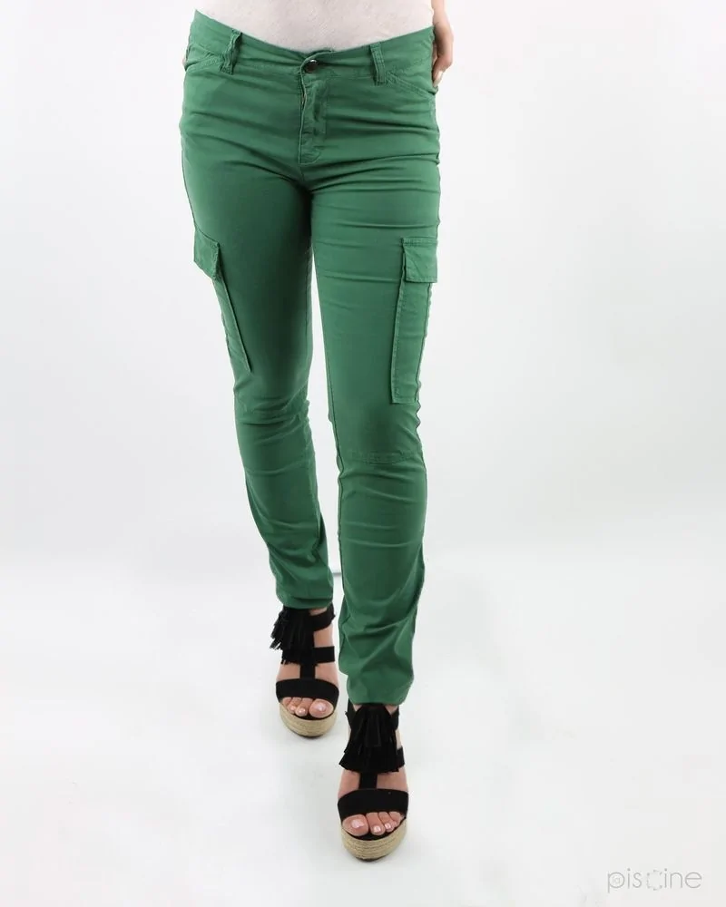 Pantalon cargo vert May June 